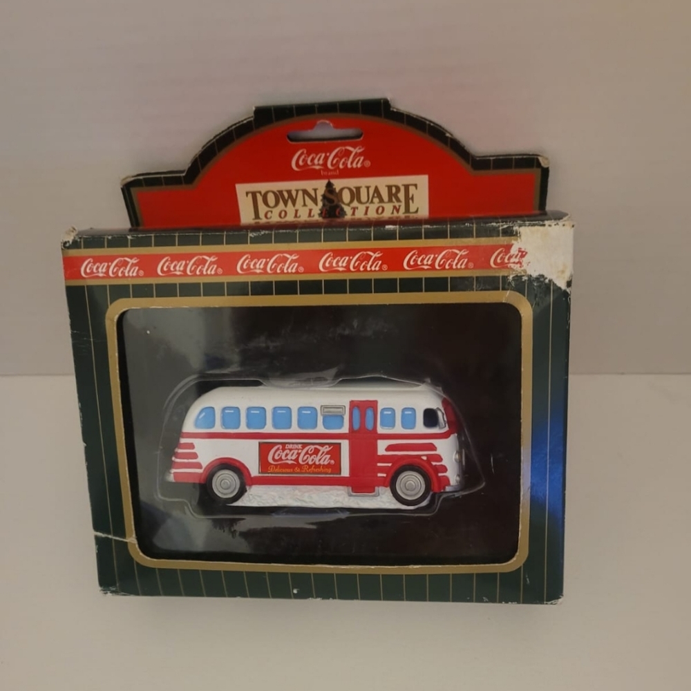 Vintage 1996 Coca Cola Town Square Collection Local Bus